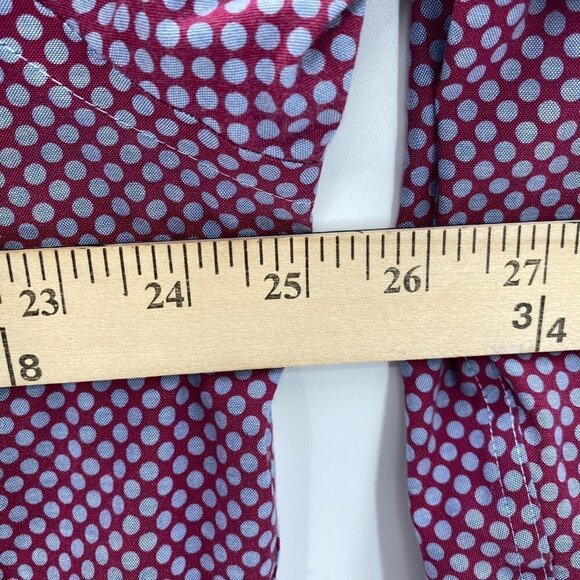 Charles Tyrwhitt Long Sleeve Polka Dot Button Down Shirt Men’s Size XL - Picture 7 of 8